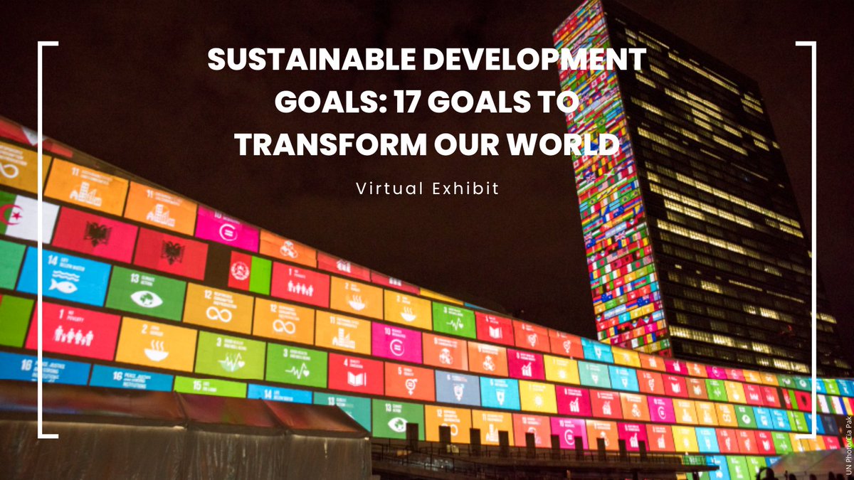 The #GlobalGoals are a call for action by all countries to promote prosperity while protecting the planet. Check out the SDG virtual exhibit, which brings to life the 17 Goals bit.ly/2YJb4Xq