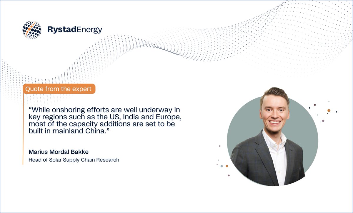 Hear from our Head of Solar Supply Chain Research, Marius Mordal Bakke, as he takes a closer look at another record year for solar deployments.

Read the full market insights: rystad.info/3K6QAzf
#solarenergy #renewables #supplychain