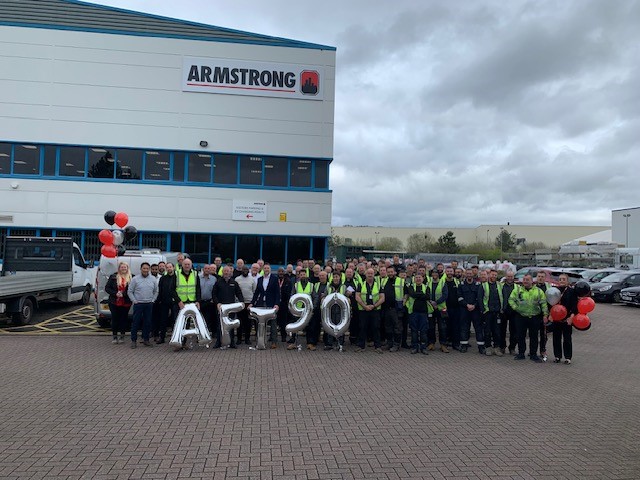 The Armstrong team in the UK recently celebrated the 10th anniversary of the Wolverton Street facility in Manchester. Interestingly, the previous location, on Wenlock Way, served as a set for a show, 'No Offence'. Photos of a few of the UK team and offices. #AFT90 #9RegionsFor90