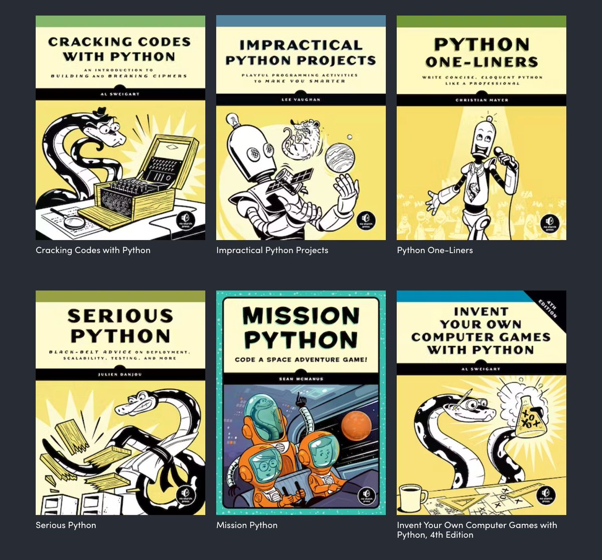 Python Book Bundle to Read! #BigData #Analytics #DataScience #IoT #IIoT #PyTorch #Python #RStats #TensorFlow #Java #JavaScript #ReactJS #GoLang #CloudComputing #Serverless #DataScientist #Linux #Books #Programming #Coding #100DaysofCode 
geni.us/Python-BookBun…