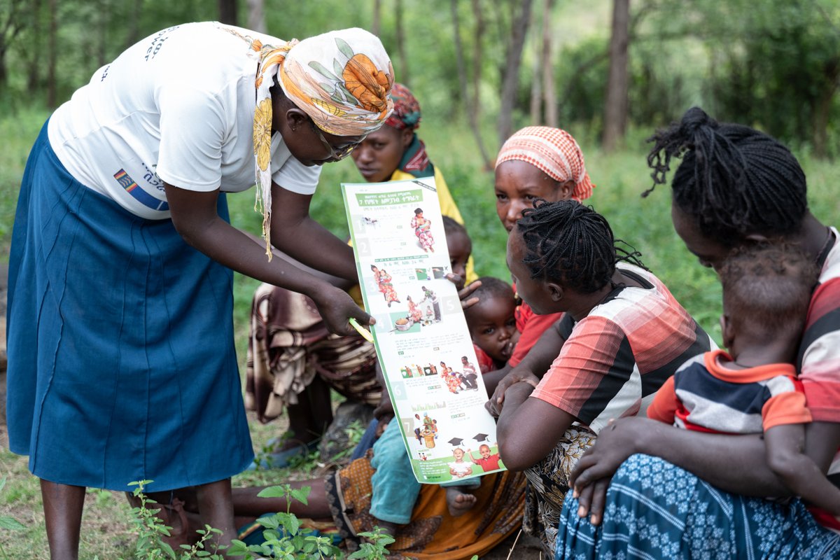Good nutrition is crucial. Thanks to health extension worker Ajuman, mothers in Konso, SNNP region, understand the importance of breastfeeding to keep their #children healthy and strong. 💪💪