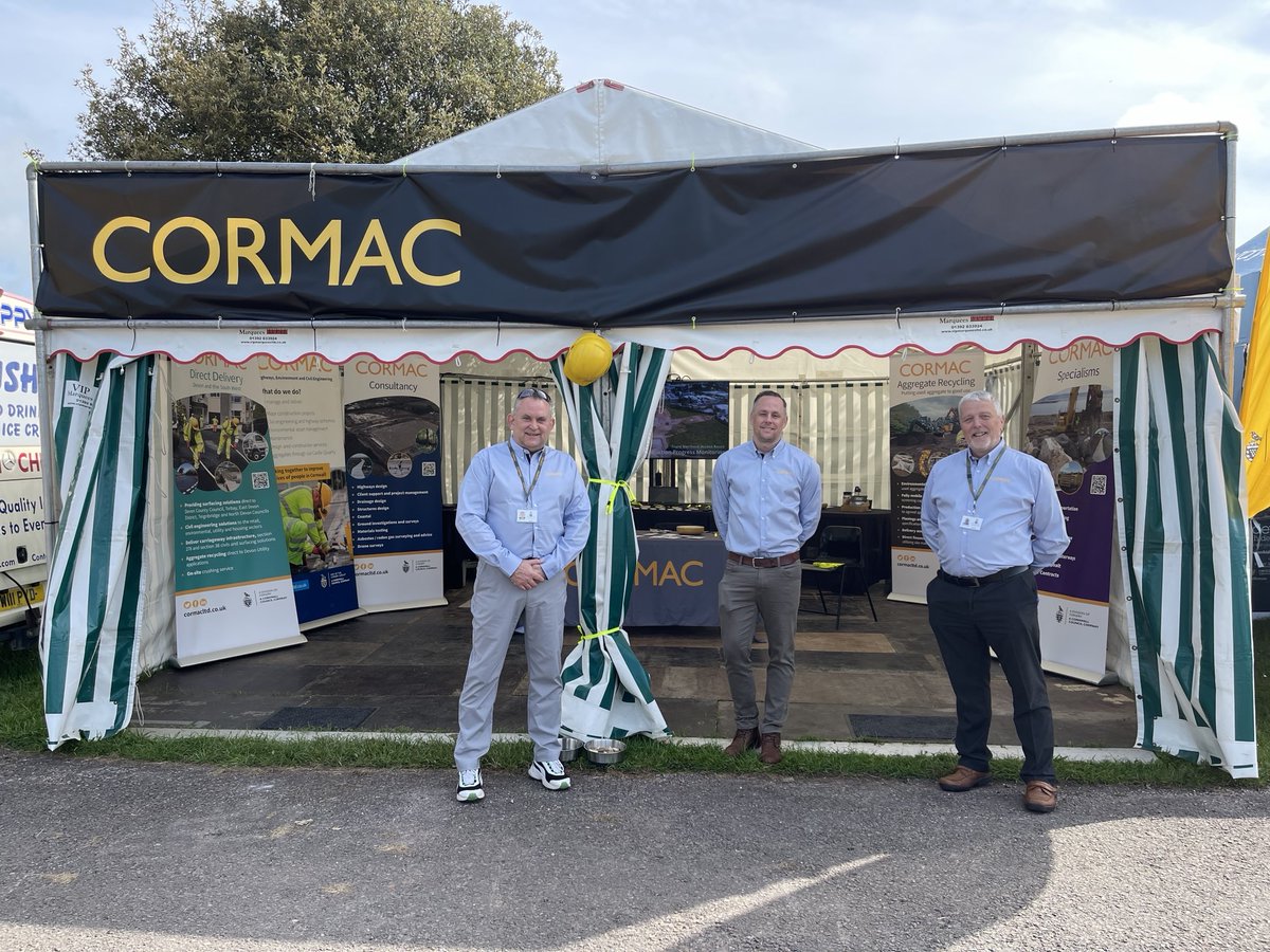 Our team are ready for a great final day at The Devon County Show.🌾 If you're there come and say hi to us on stand 192 avenue F.👋 #DevonCountyShow #AgricultureShow #OutdoorEvent