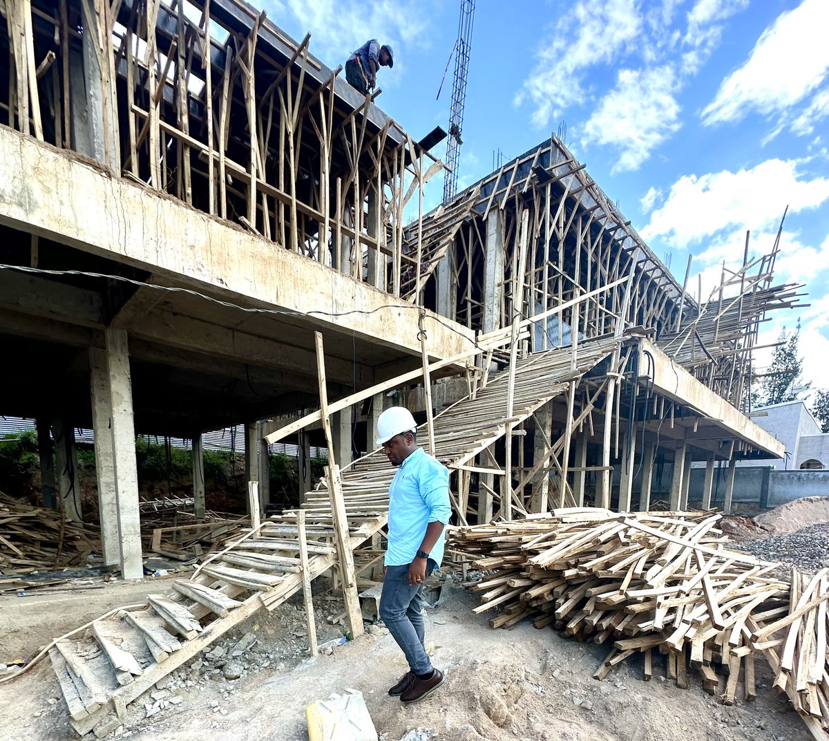 Structure rising #Construction #designthinking #kigali #Rwanda @fdg_africa