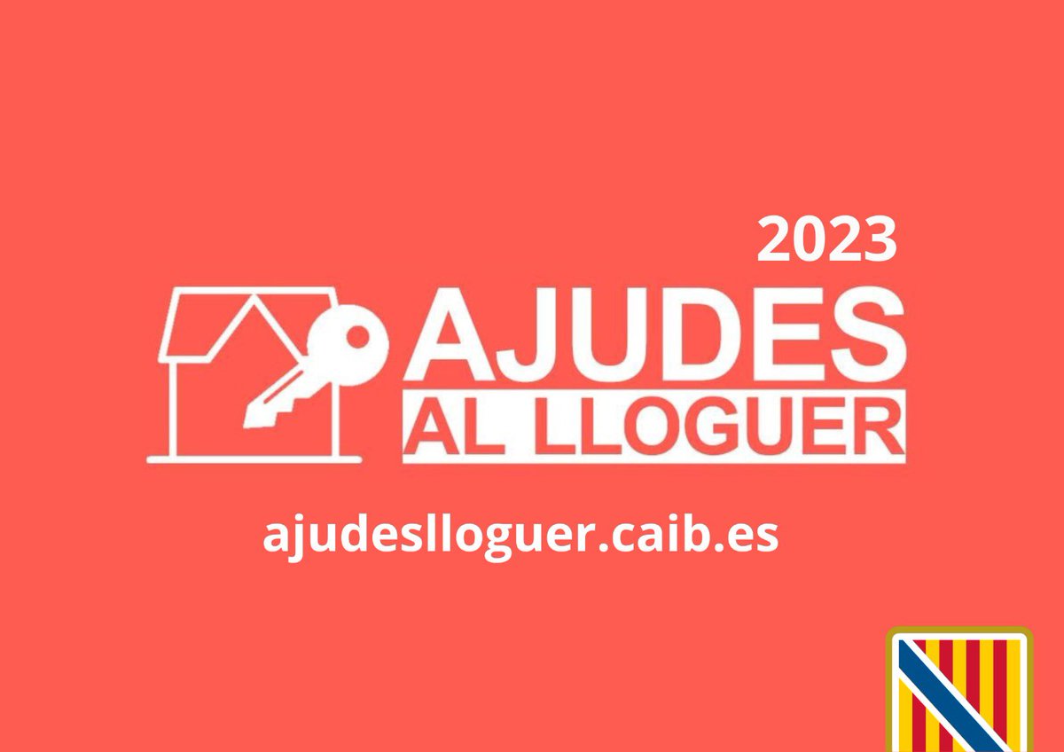 🏠El Govern resol el primer pagament de les ajudes per al lloguer d’habitatge de 2023, de prop de 825.000 euros a 355 persones beneficiàries

➡️ tn.caib.es/AjudesLloguer23