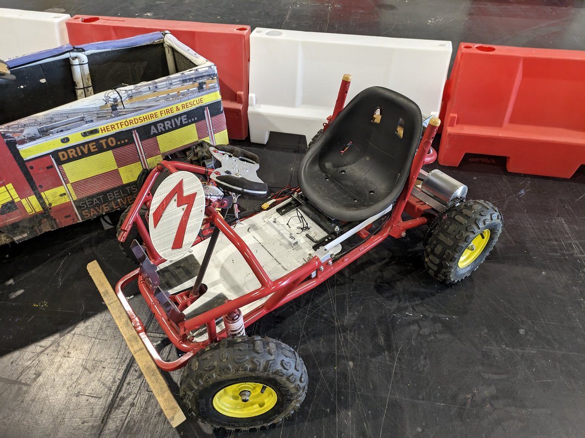 I'm at the NEC for <a href="/Makers_Central/">Makers Central</a> this weekend with <a href="/Hacky_Racers/">Hacky Racers</a> . I've brought four racers this time! Thanks to <a href="/Worlds6440/">David Booth @worlds6440@universeodon.com</a>, @robberwick for the loan of their racers. 
It'll be the first event for SideHustle (the trike/sidecar), and our first event under <a href="/ourmotorsportuk/">Motorsport UK</a> !