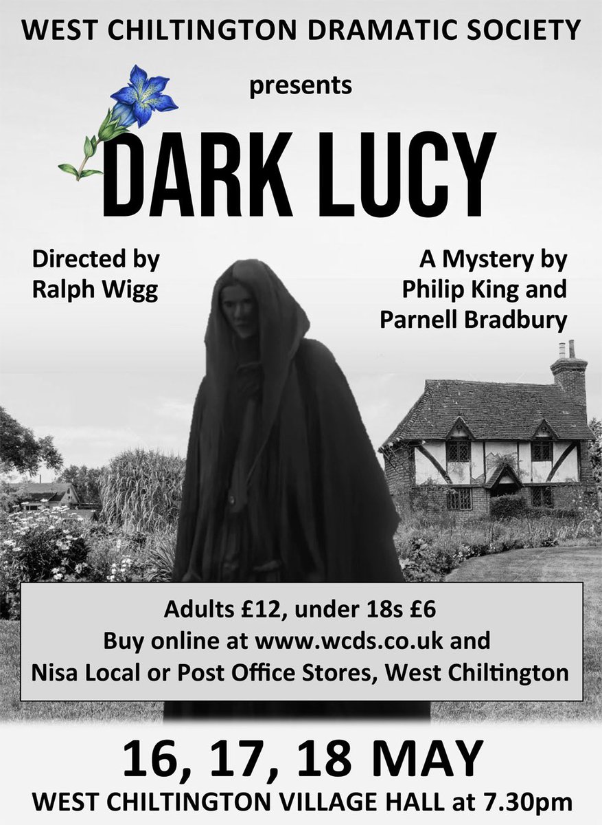 WestChiltDS's tweet image. Last chance to see Dark Lucy tonight. A few remaining tickets available at wcds.co.uk