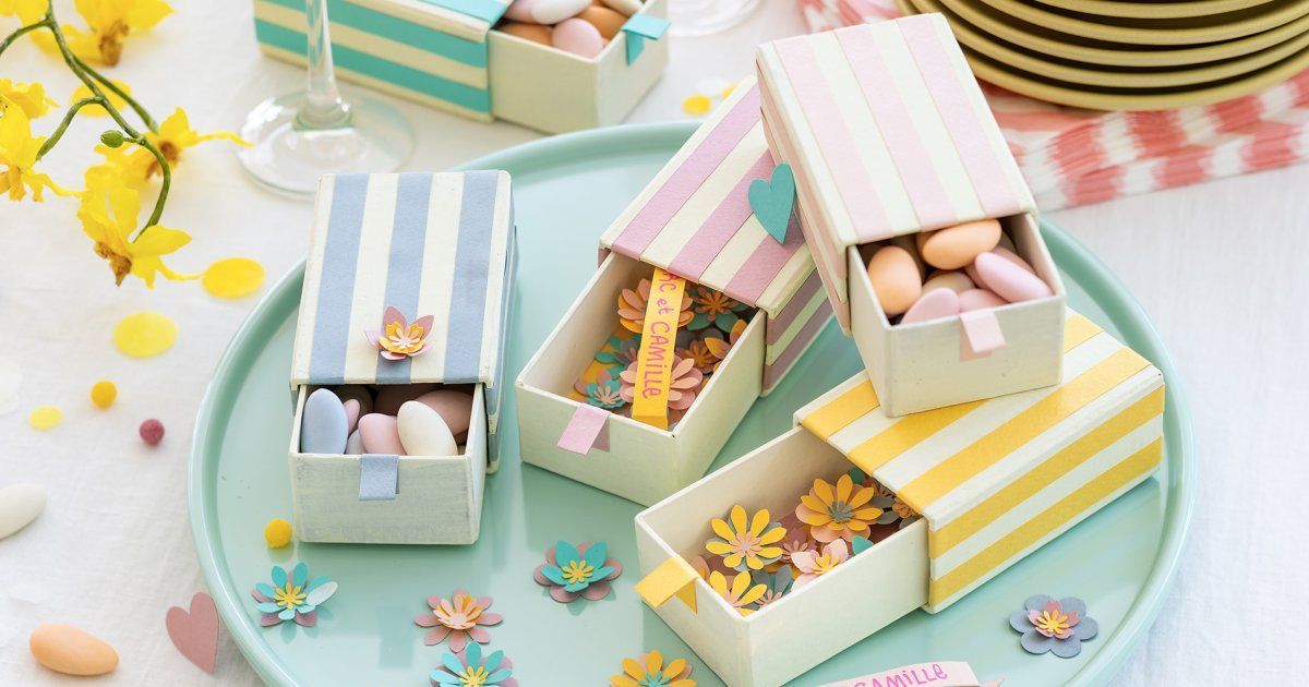 Transformer des boîtes d’allumettes en cadeaux d’invités pour un mariage buff.ly/3ymKmZv