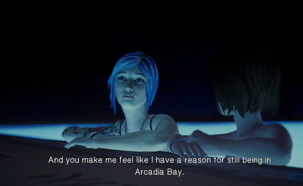 Why they didnt just kiss right then and there ill never know 😔 they had the pretty lights and everything! just go for it max!! 😘

#lifeisstrange #maxcaulfield #chloeprice #blackwellpool