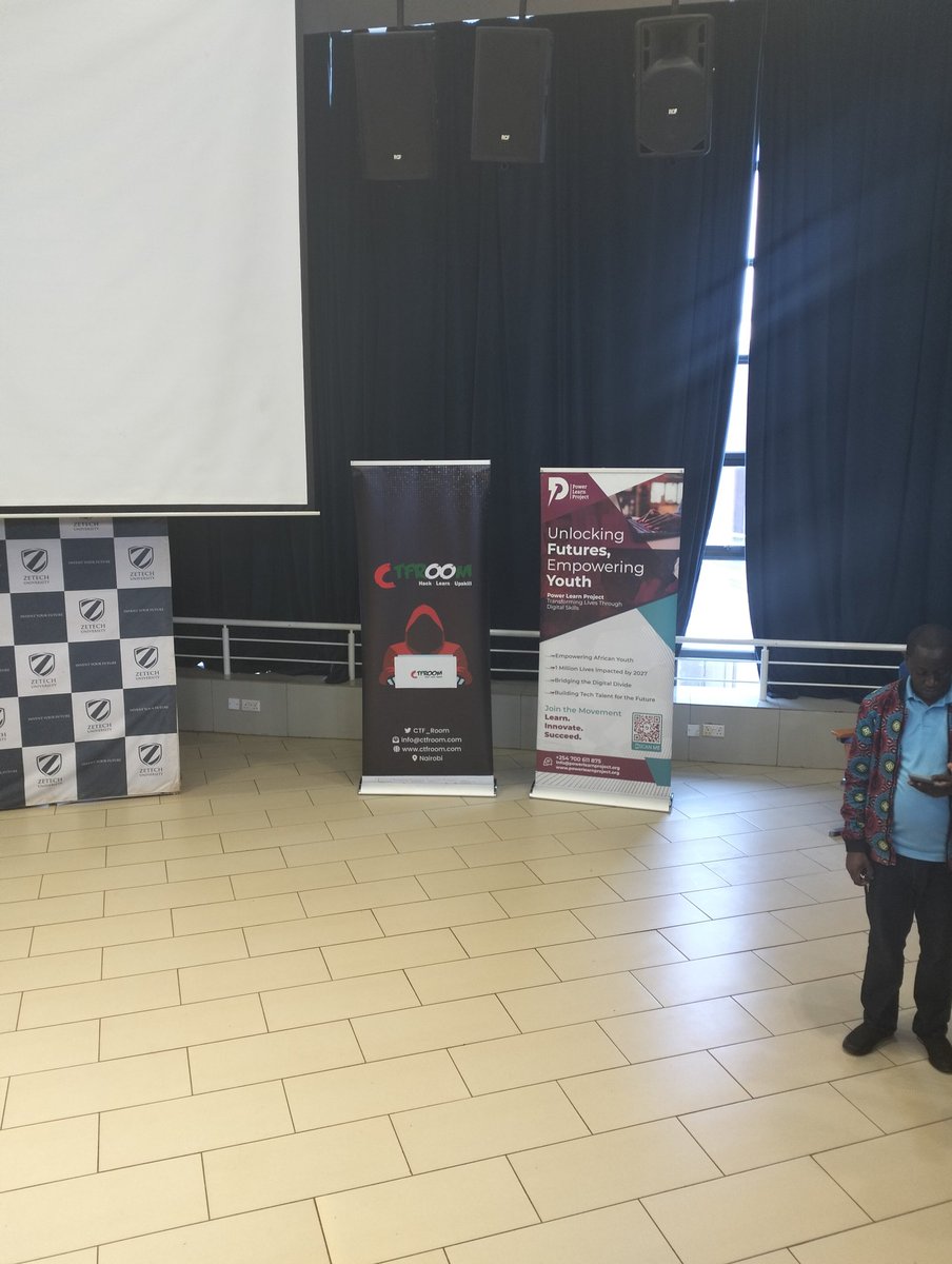 CTF_Room's tweet image. We are on location at @ZetechUni for the @PLPAfrica for the #PowerHacks (Inter University Hackathon).