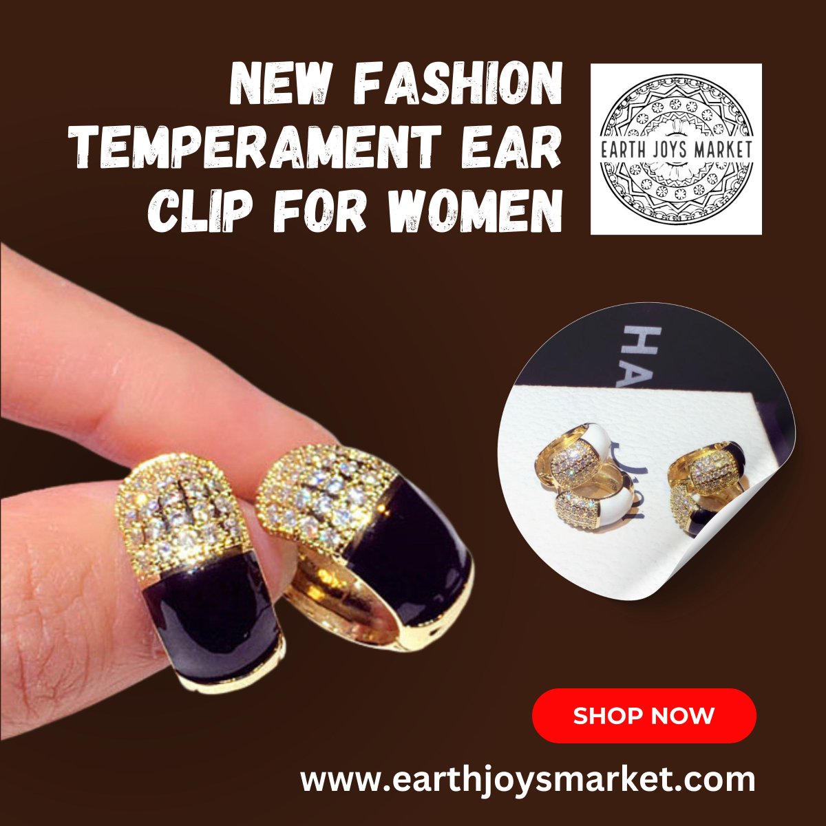 'Add a Touch of Luxury: New Fashion Temperament Ear Clip at Earth Joys Market!' Shop Now: ➡ earthjoysmarket.com/product/new-fa… #Jewelry #LuxuryJewelry #FineJewels #BestJewelryProducts #EarthJoysMarket #earring #earrings #Amazon #alibaba #aliexpressfinds
