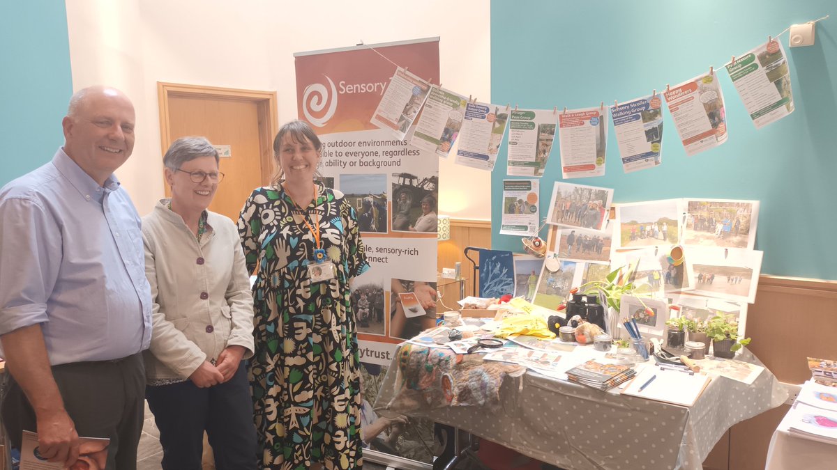 A huge thank you to <a href="/AgeUKCornwall/">Age UK Cornwall 🇺🇦🏳️‍🌈</a>, <a href="/Musicforgooduk/">Music for Good</a>, Research team <a href="/CornwallFT/">Cornwall Partnership NHS Foundation Trust</a>, <a href="/SensoryTrust/">Sensory Trust</a> for providing a stand at #cornwalldementiaconference showcasing how they support carers and people to live well with dementia.