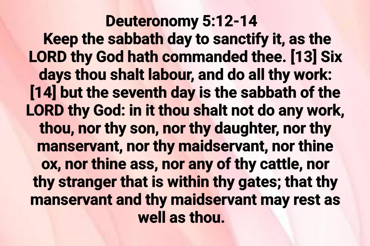 Under the law, holiness is impossible unless all the requirements of the law are fulfilled, including all the requirements for the Sabbath. Anything less than one hundred percent is vain worship.