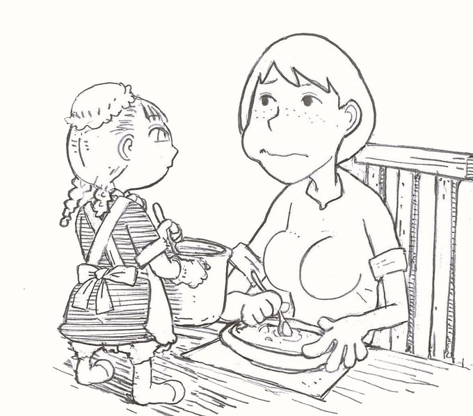 みんなが食べたいものを食べられるように、と願う土曜日のいま何時よメイドちゃん。 