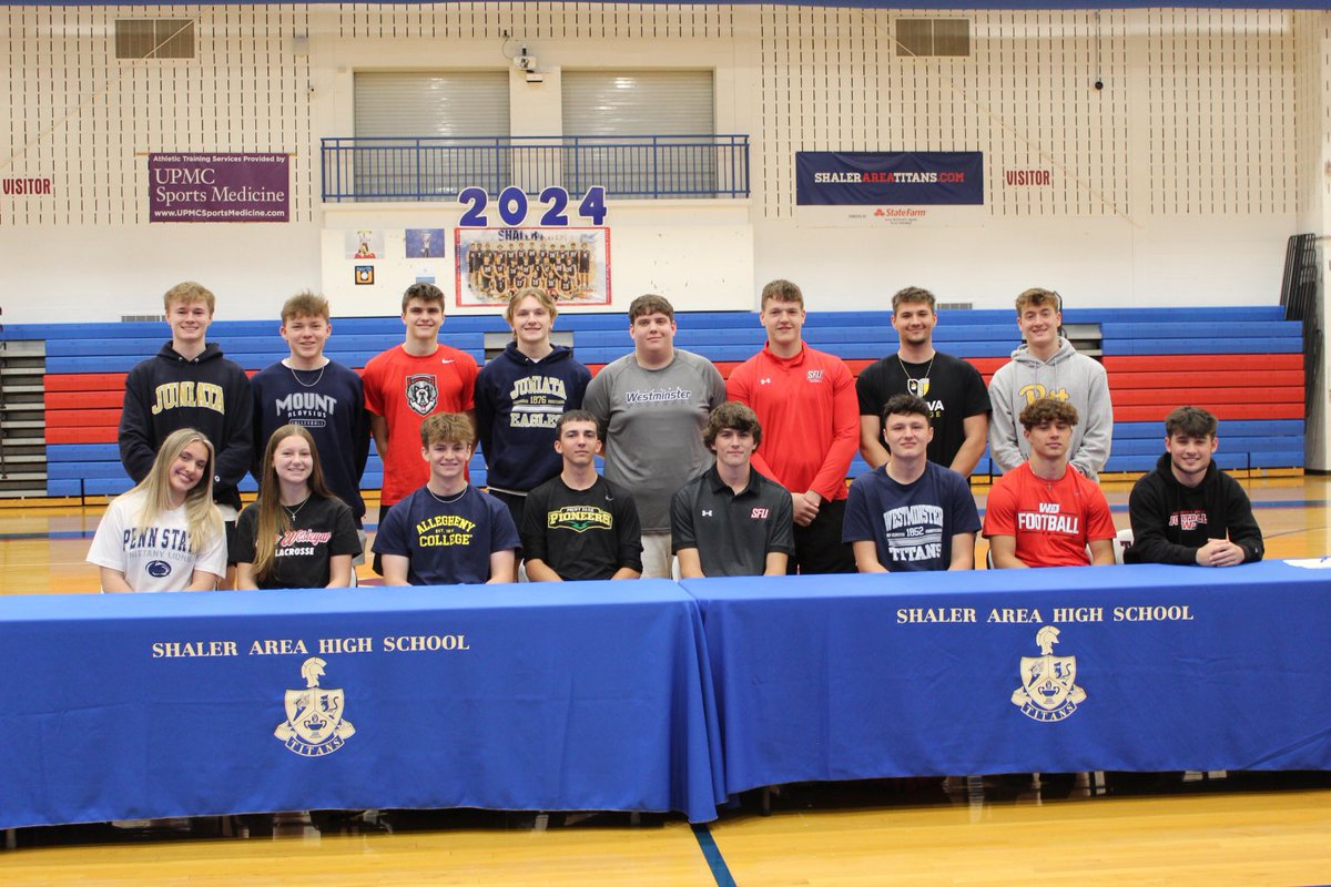 Seventeen Shaler Area High School athletes have signed letters of intent to play collegiate sports. We can’t wait to see what these students accomplish as they take the next step in their journey of sport and study.

Read more: tinyurl.com/yhx55kz8

#WeAreSA #TitanPride