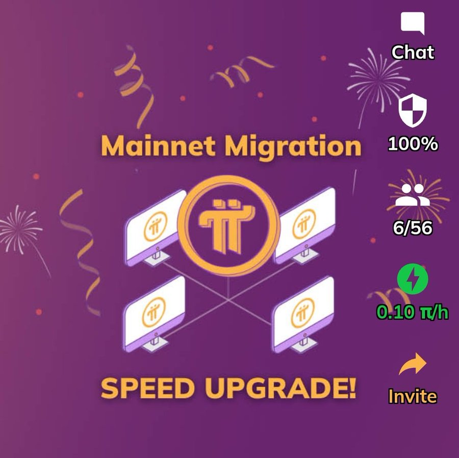 Just in 📢💜🎉

We are thrilled to announce that the #PiCoreTeam has made a major technical upgrade in the Mainnet migration mechanism that resulted in more than DOUBLE the speed at which #Pioneers migrate to the Mainnet! In other words, it’s the perfect time to complete your