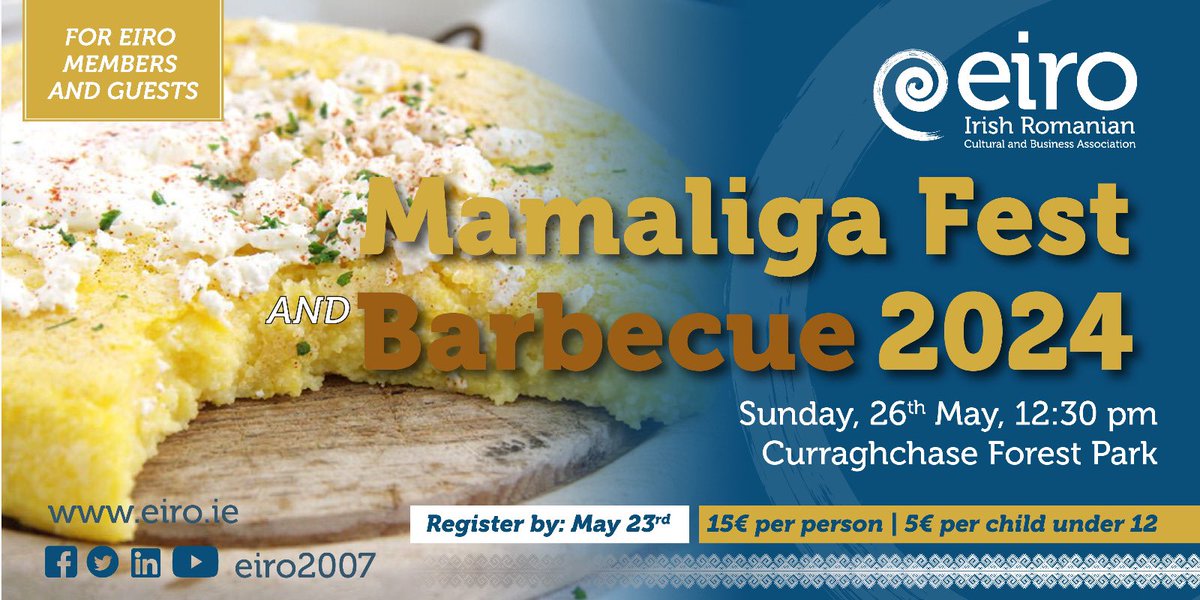 It’s that time of year to have another Mămăligă! All you need is a friend in eiro and to come in good mood! Well, you can come in a car too! 🇮🇪 🇷🇴