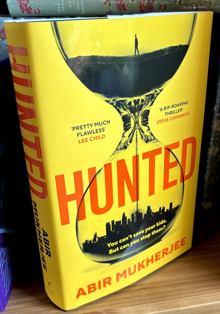 Something for the weekend - recommended at Read With Yeovil #BookClub and @BooksCoveredHB and I had to welcome #Hunted by @radiomukhers to our home @ElaineS94628394 @HarvillSecker #booklover #bookblogger #booktwitter #booktwt #booktok #bookboost #booksworthreading