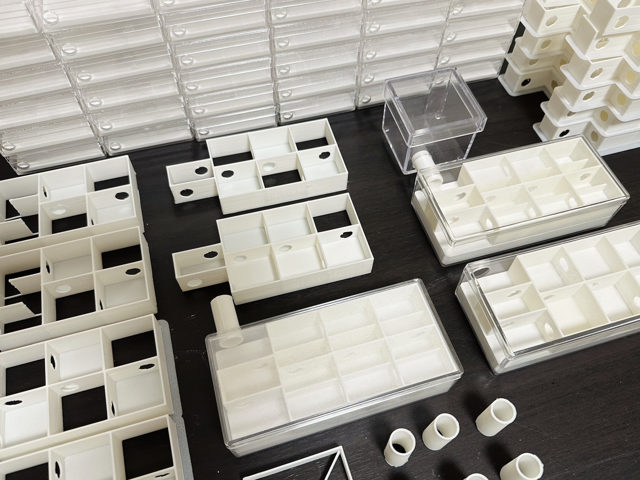 アリの石膏巣 試作品