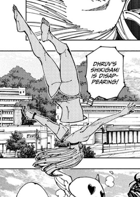 marginaster's tweet photo. @nebulimes Maybe not exactly what you’re looking for, but Takako Uro from JJK can manipulate the sky and basically like, wears it? I always thought it was really cool how her design was done. https://t.co/pQxrLQNDXa
