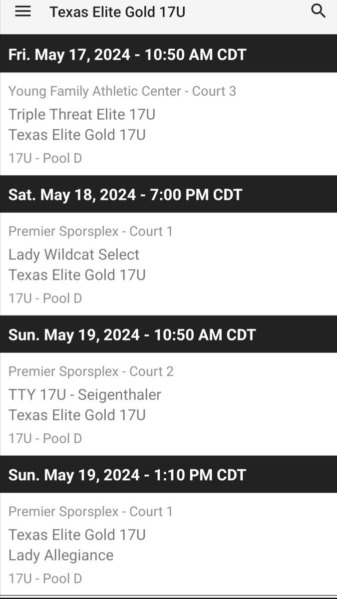 @BaylorWBB Hello Coaches Collen, Greene, Cummings and Edwards! Would love for you to come check me out while in Norman, OK. My name is Shyla Hancock and I am a 2026, 6’2 Center player for Texas Elite Gold 17U.  Here is my schedule for this weekend. Have a great weekend! Go Bears!