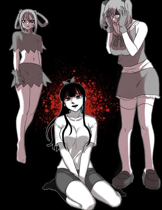 「multiple girls navel」 illustration images(Latest)