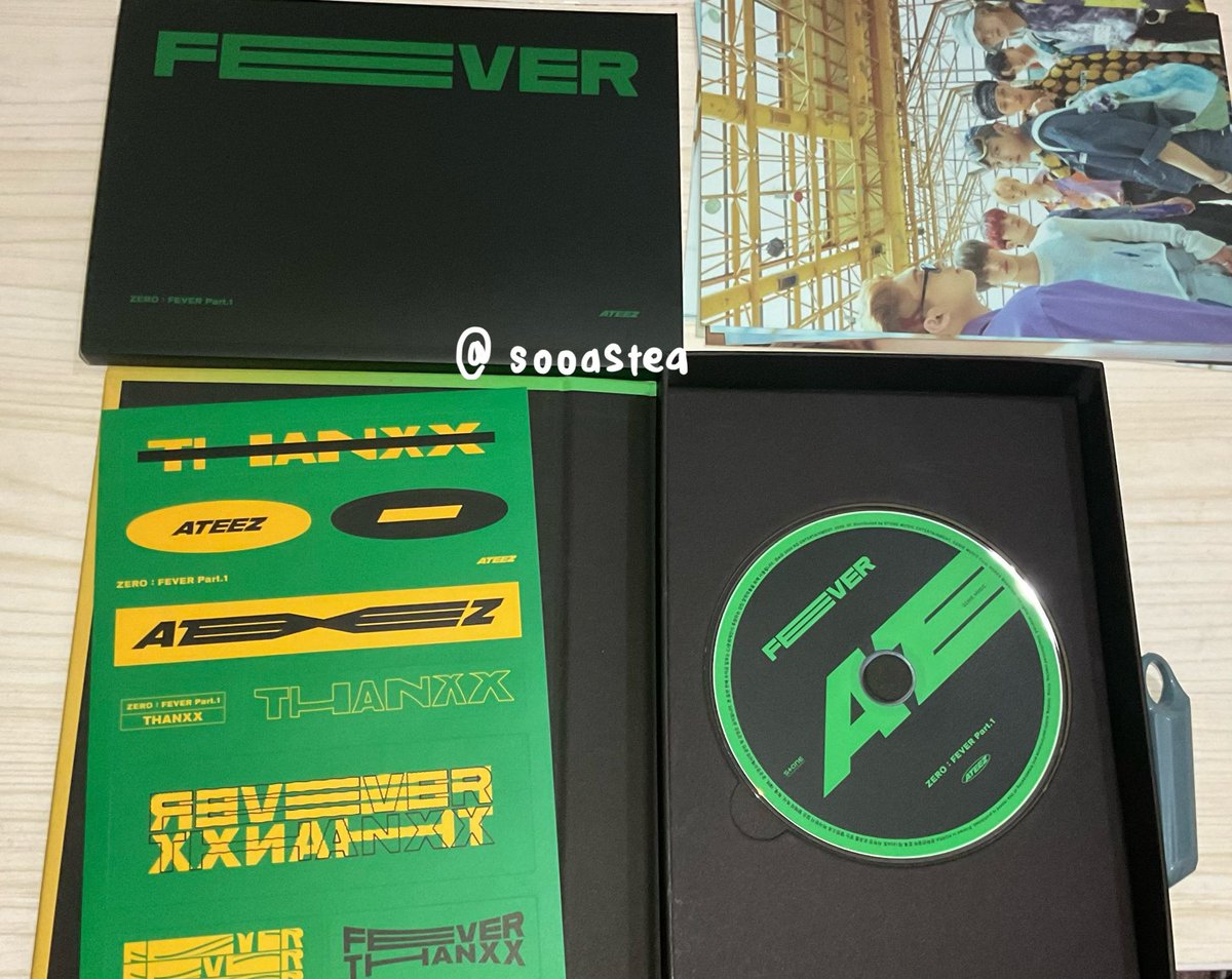 sooastea's tweet photo. WTS 🇲🇾 [unsealed] ATEEZ Zero : Fever Part.1 Thanxx Ver.

🎀 complete inclusions except photocard
🎀 wm : RM20 including postage 
🎀 em : RM25 including postage

dm for more info, help rt thank you❤️

#pasarateez #ateez https://t.co/UuG31G125h