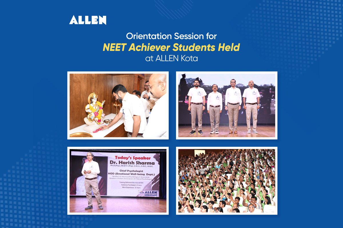 👉🏻 ALLEN Career Institute organized 3 Orientation sessions & 1 Parenting session for the NEET Achiever phase II students at Sammunnat Campus on 15th May 2024 ✅ Students and Their Parents were enthusiastic about learning about ALLEN's robust support system, doubt resolution,