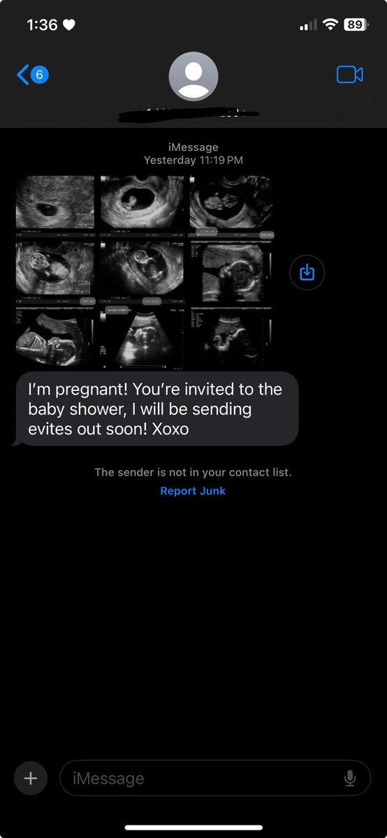 JUST GOT INVITED TO A BABYSHOWER BY A RANDOM NUMBER LMFAOAOO