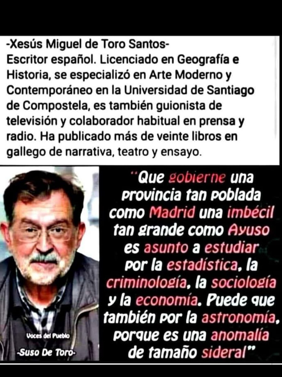 AznarinJr's tweet photo. @IdiazAyuso La ignorancia también es muy dañina. https://t.co/aYskomMbpC