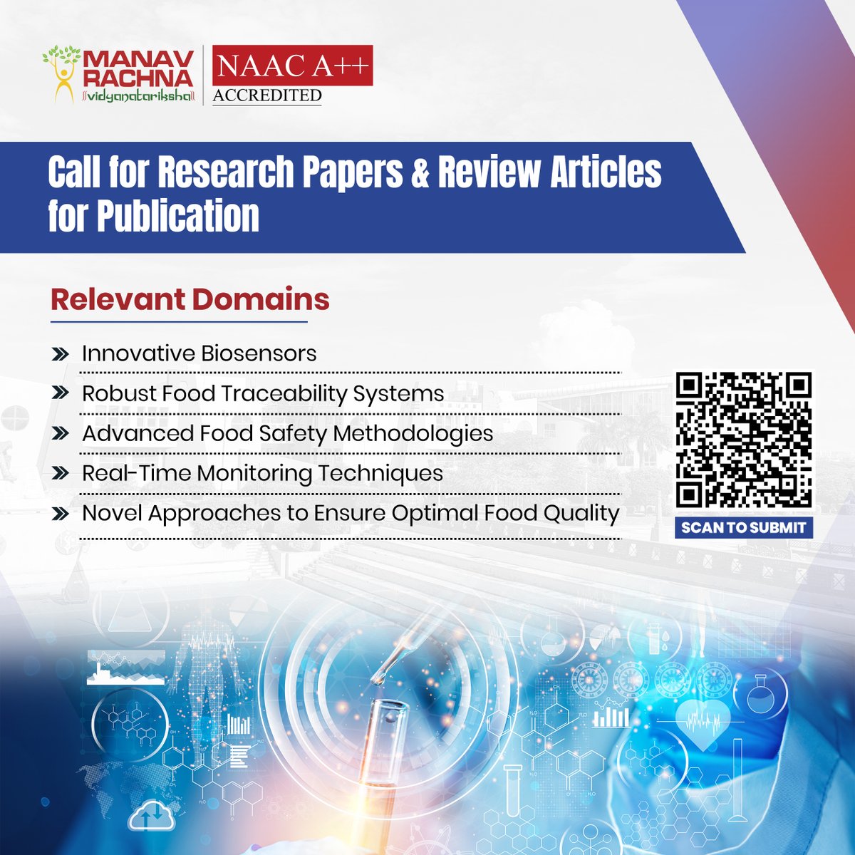 Heartiest congratulations to our esteemed faculty, Dr. Vinay Kumar Pandey, Assistant Professor at RDC, MRIIRS, on being appointed as the Guest Editor for the prestigious Elsevier journal in the special issue of 'Applied Food Research'! This distinguished appointment is a