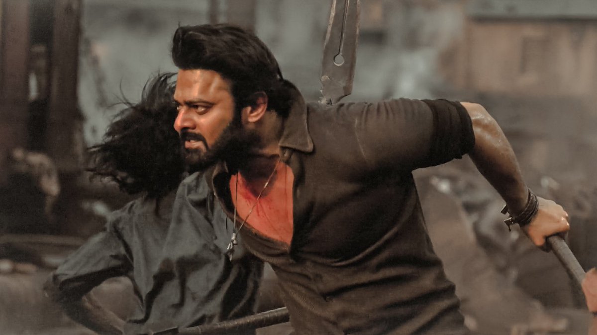 #Salaar (Hindi) - Truly Unstoppable on OTT 😍 #SalaarCeaseFire - Trending in the Top 10 on @DisneyPlusHS for the last 3 Months & Still Continuing 🥵🔥 RebelStar Mass Charge 🙌 #Prabhas 💥 All Set to Unveil #ShouryaangaParvam 🧎 Shoot Starts Soon 😎
