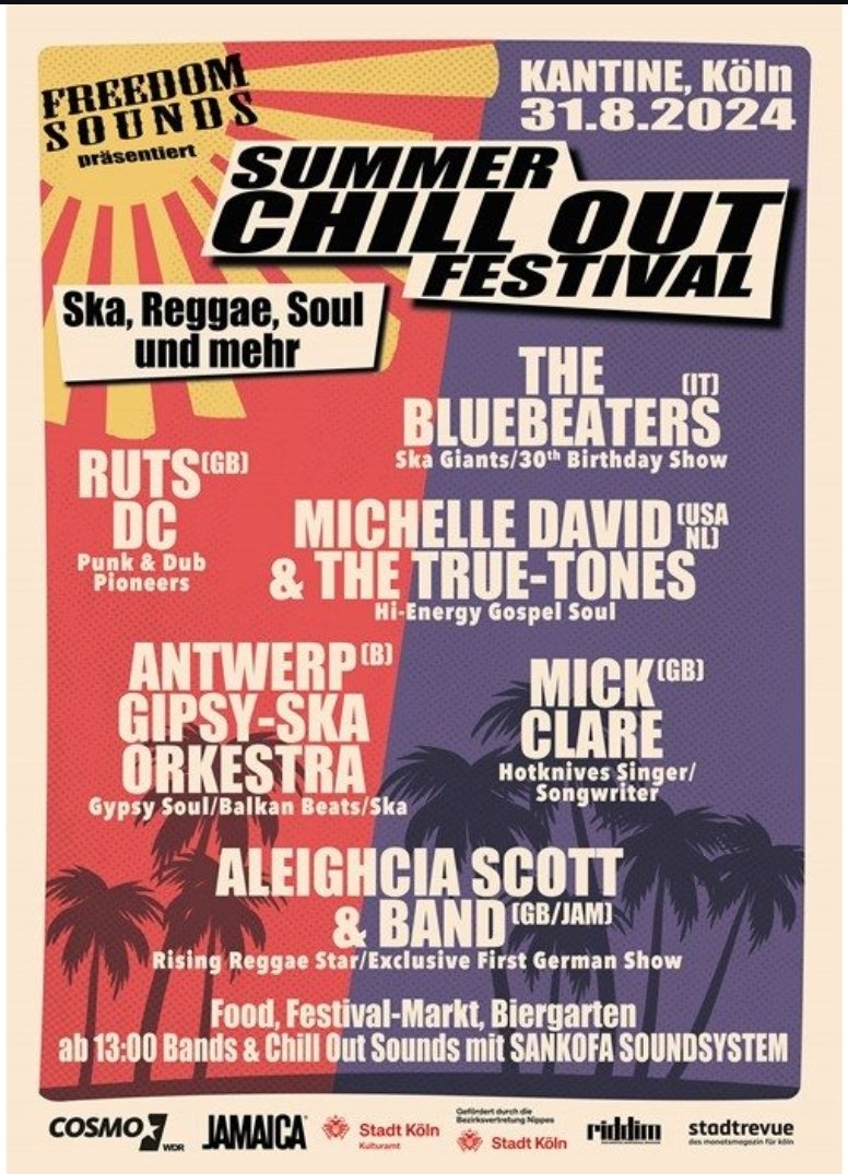 Aug, 31th Summer Chill Out in Köln.
<a href="/FreedomSounds/">Freedom Sounds</a> we are ready!!!