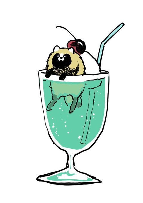 「drinking glass drinking straw」 illustration images(Latest)