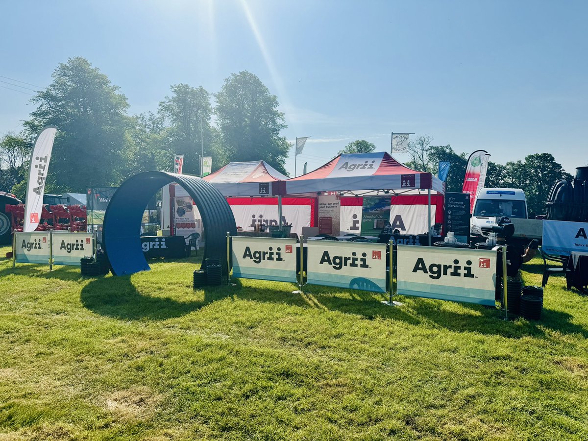 Beautiful start to the @fifeshow ☀️🚜🌾🌱🚛☀️ Plenty of refreshments on the Agrii stand! It’s going to be a hot one 🥵