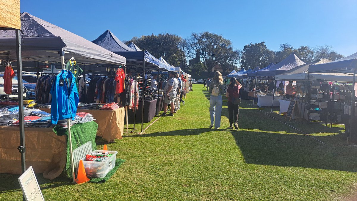 The Jeppe Highland Gathering is set up and ready to go!! Make sure you visit the market and enjoy the competition happening on the top fields today. The massed bands are on at 16:30.