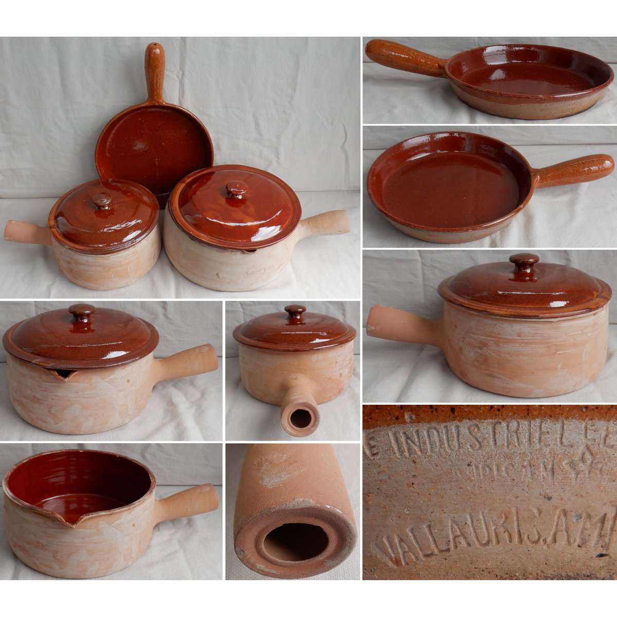 Vintage Vallauris terracotta clay poelon casserole dishes and a saucepan. Made in France. 👨‍🍳🇫🇷

🛒 ebay.co.uk/itm/3054951960…

#Vintage #FrenchVintage #Vallauris #FollowVintage #eBay