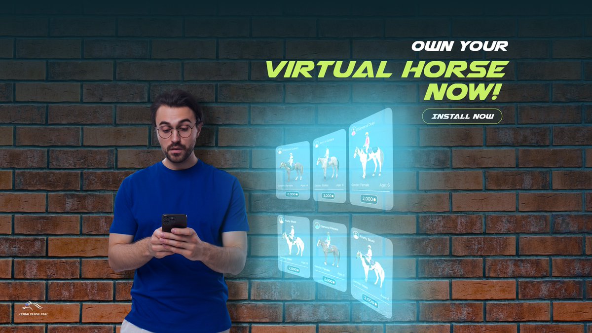 Did you know you can own and race your virtual horse in Dubai Verse Cup?  Start your journey to victory today. Win with your favorite Horse and dominate the races! #DubaiVerseCup #VirtualHorseOwnership #DVCCoins #MobileGaming #DubaiGaming
#DVC #RacingAdventure