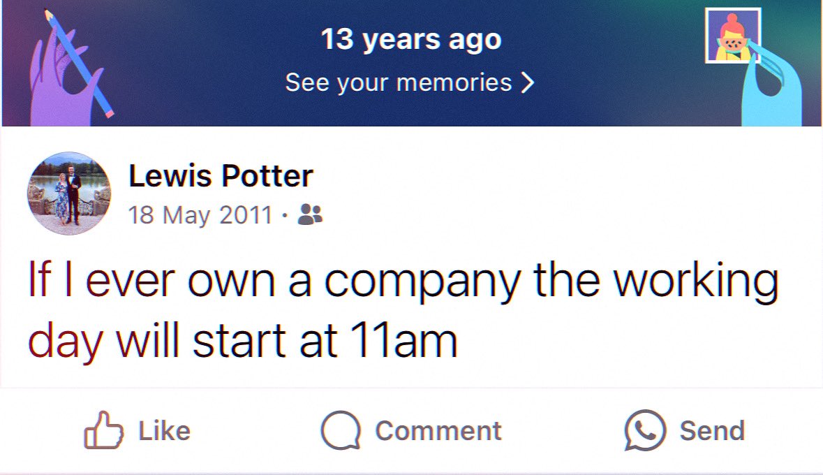 Oh to be young and naive again 🤦‍♂️