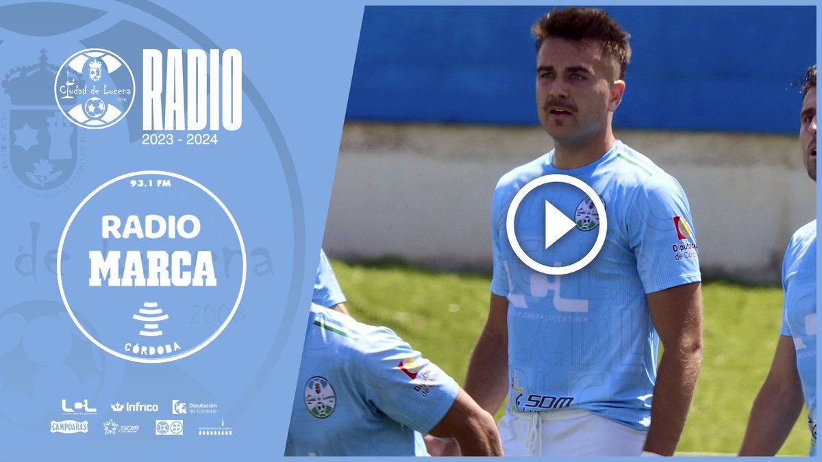📻 𝙍𝘼𝘿𝙄𝙊 | El periodista de cordobés de Radio Marca Córdoba, Diego Arellano, entrevistó al jugador del Ciudad de Lucena, Juan Luna.

▶️ youtu.be/6HyzOPoqL64?si…