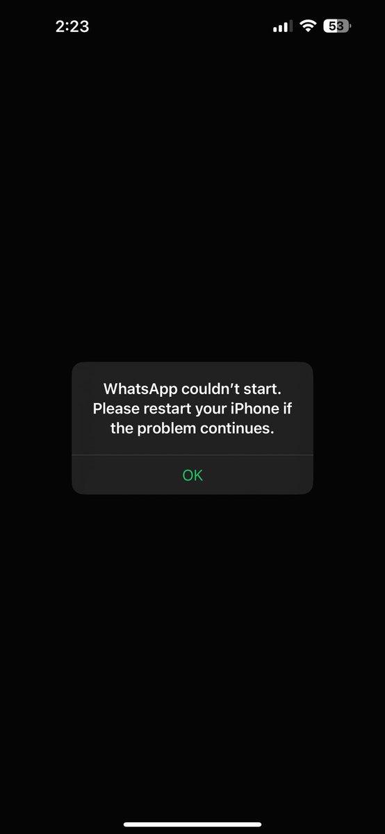 Bugged or just another iPhone issue V <a href="/WhatsApp/">WhatsApp</a> ??