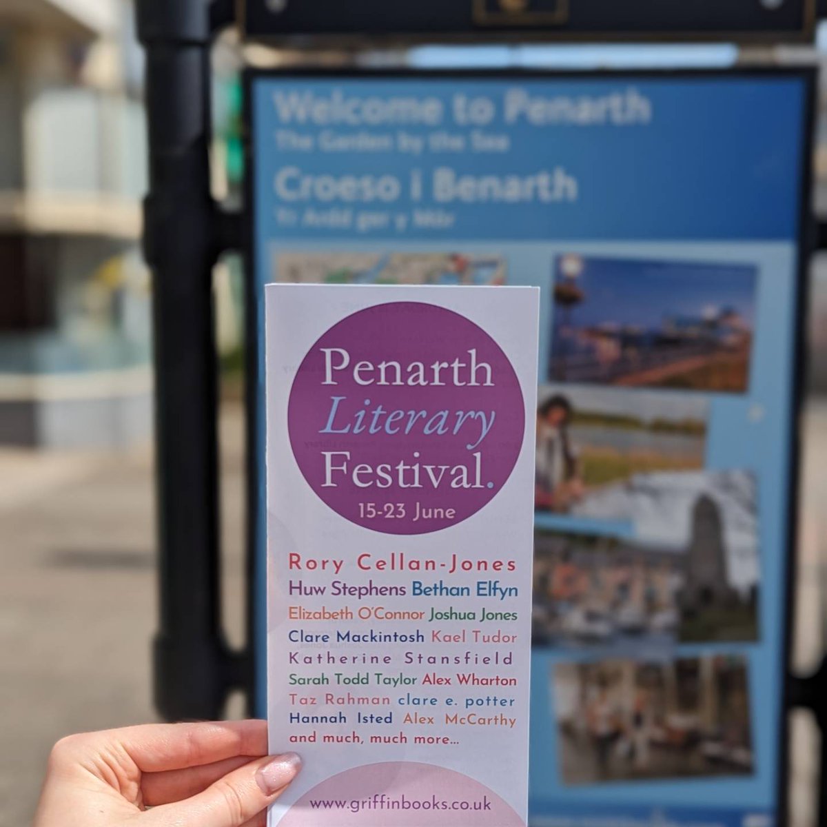 Penarth Literary Festival 2024 programmes are available NOW! (and our big circle is back for a second year which we're very pleased about 😂)

Pick up your programme in the shop from TODAY and around Penarth from next week! 

View the entire line-up at: griffinbooksevents.co.uk