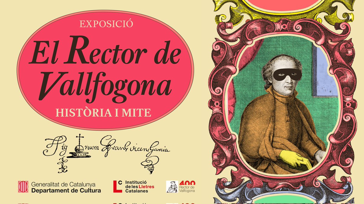 ▪️Fins a finals de maig, l'exposició 'El Rector de Vallfogona. Història i mite', comissariada per @joseppedrals, a Linyola. #AnyRectordeVallfogona