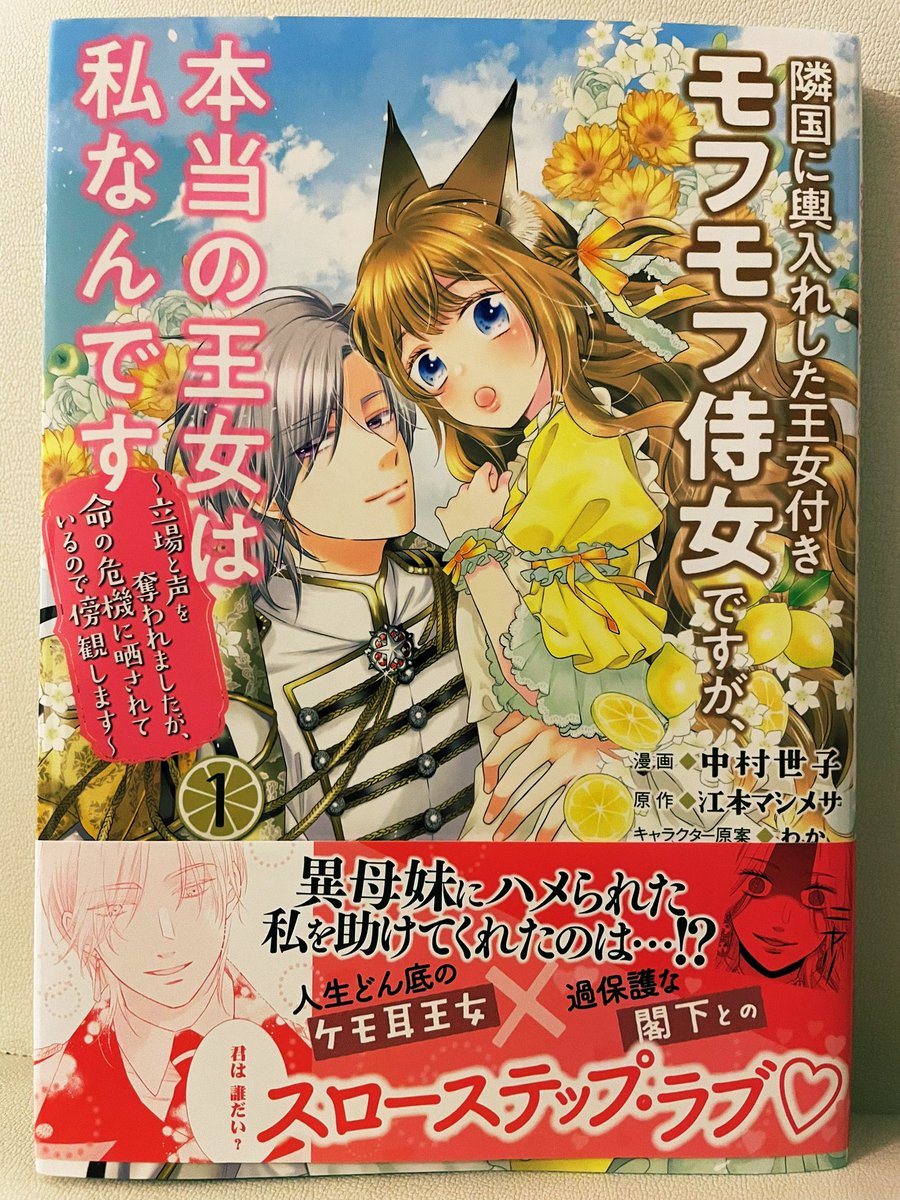 「隣国に輿入れした王女付きモフモフ侍女ですが、本当の王女は私なんです」の漫画を読みました。
どのページ開いても華やかでうっとり✨
主人公ルヴィに幸せになってもらいたいよ〜😌