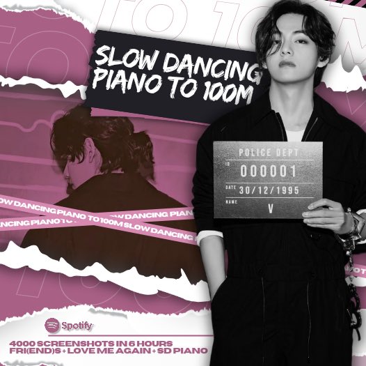 Our Slow Dancing Piano to 100M streaming party starts now 🔥Stream playlist from Top to Bottom 🎯Drop 4000 ss of Friends, LMA, SD Piano 🕔6 hours Keyword: SLOW DANCING PIANO TO 100M 🧷open.spotify.com/playlist/7b343…