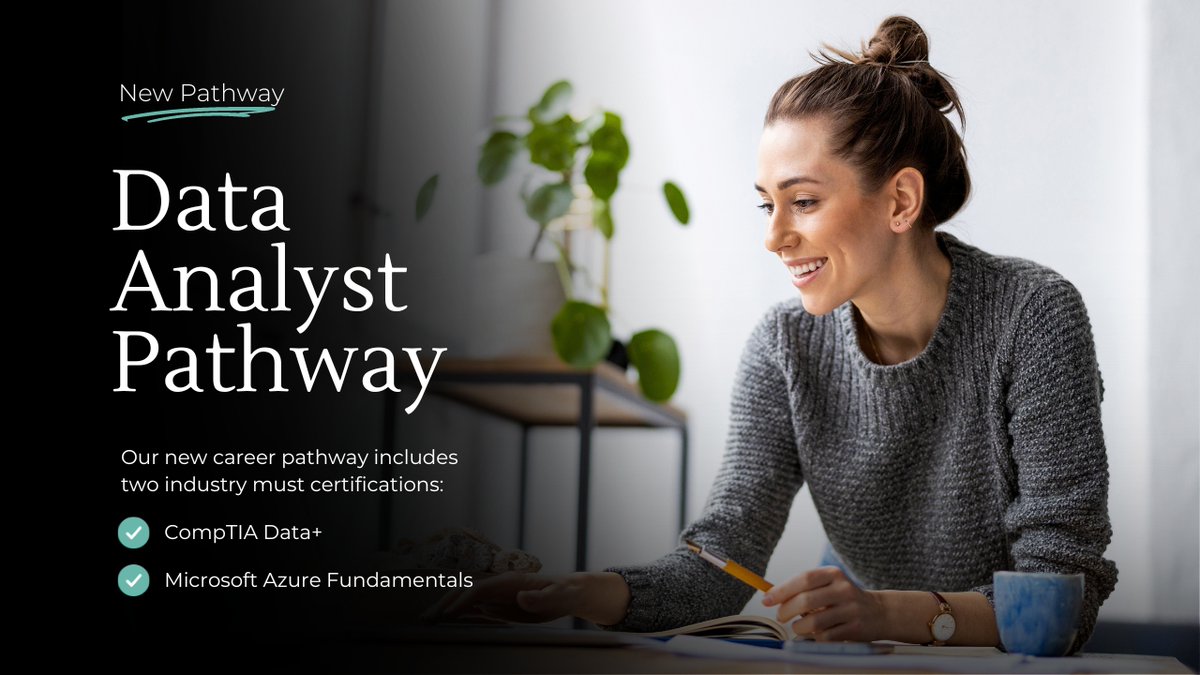We are thrilled to introduce our Data Analyst Pathway, designed to provide you with the skills needed to excel as a professional Data Analyst. 📊👩🏾‍💻⁠

⁠
🔗 Learn more about our Data Analyst pathway: bit.ly/3UDsOQg
⁠
#DataAnalytics #CareerInTech #OnlineLearning