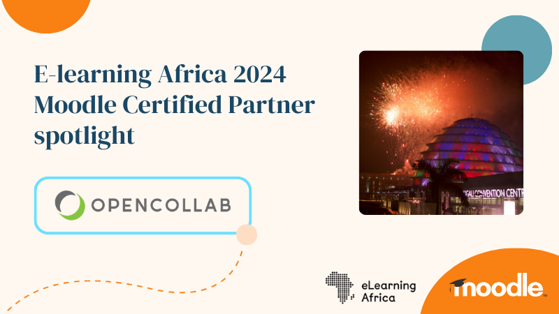 We're thrilled to have Moodle Certified Partner OpenCollab with us at E-learning Africa 2024! @OpenCollab Register for the conference here: icwe-secretariat.com/elearning-afri… #ELA24 #OpenCollab #Moodle #MoodlePartners