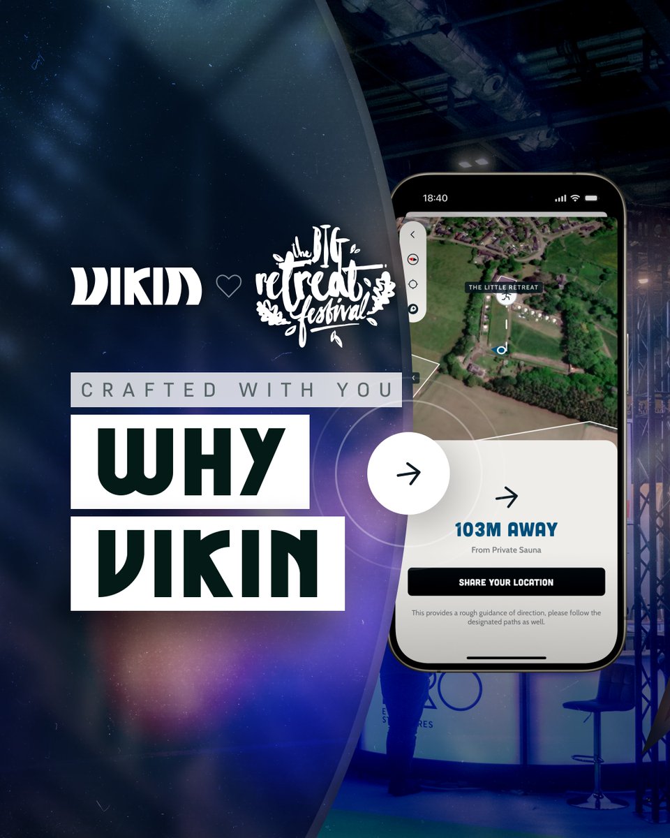 Festival apps on VIKIN look and feel like the festival brands they represent, but are powered by cutting-edge technology that only large-scale brands could afford to develop.

#ActivityFestival #MusicFestival #FestivalSeason #TheBigRetreat #TheBigRetreatFestival