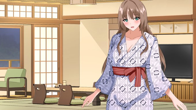 巨乳彼女と温泉宿でイチャラブえっち 