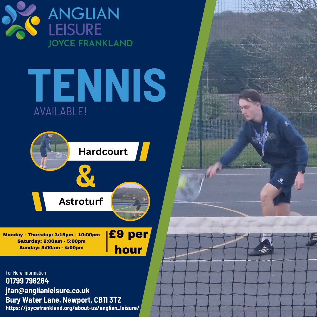 Come on down and have a blast on our tennis courts this summer!

#sport #sports #tennis #tennisplayer #tenniscourt #racketsports #outdoors #outdoorsports #active #activelifestyle #fitness #fitnesslife #fitnesslifestyle #fitterhealthierhappier #fun #newport #saffronwalden