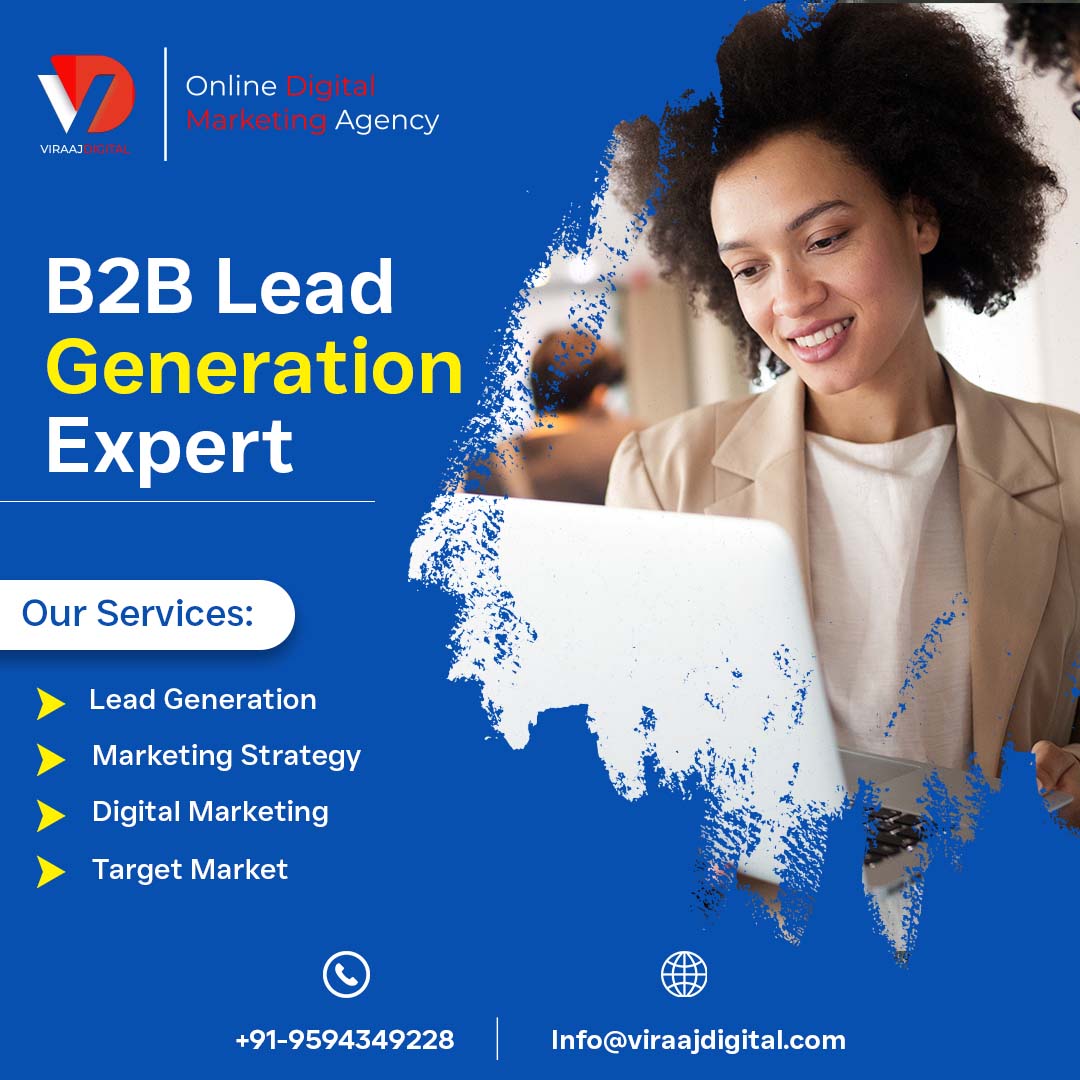 Are you still stuck in the old way of lead generation? Viraaj digital provides B2B lead generation services with new strategies and methods.  

 viraajdigital.com
#leadgeneration #Viraajdigital #B2B_lead_generation_services #strategies #professionals_identify